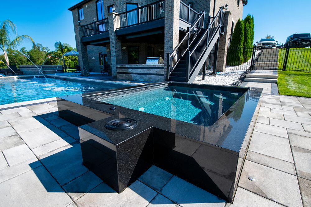 Refinement-Black Tile-Aboveground-Get a Viking Pool